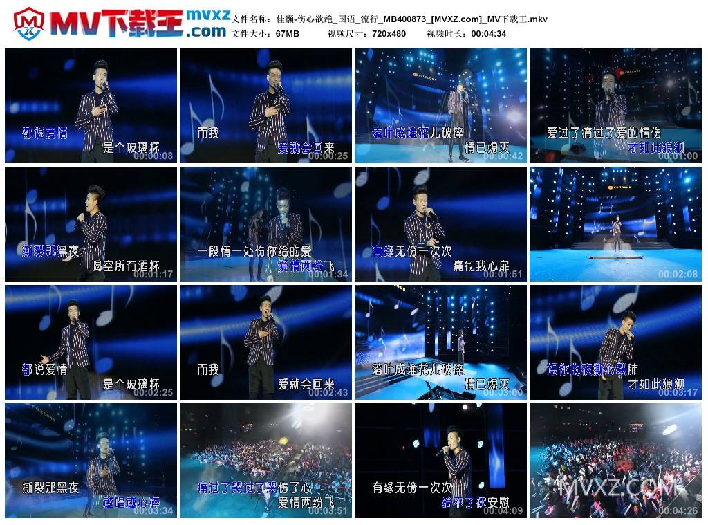 佳灏-伤心欲绝_国语_流行_MB400873